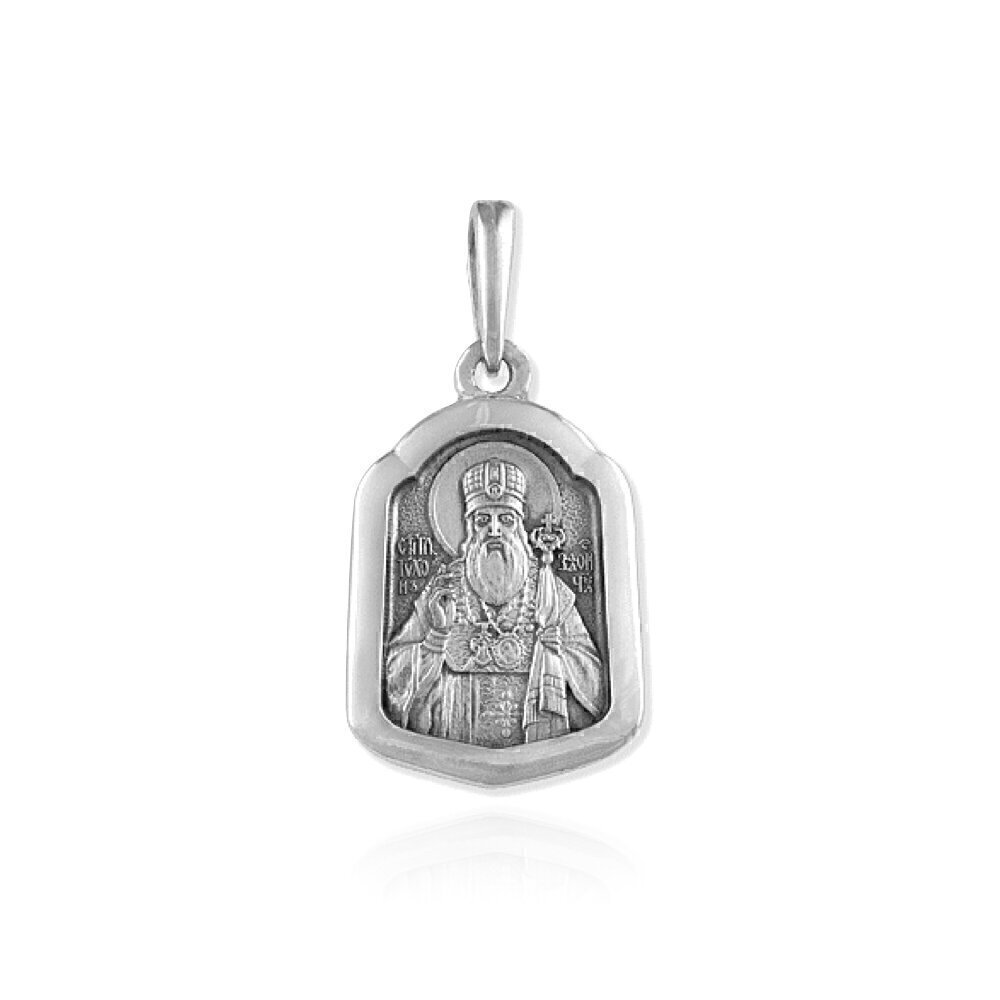 Купить Образ из серебра "Святой Тихон Задонский" (36284)